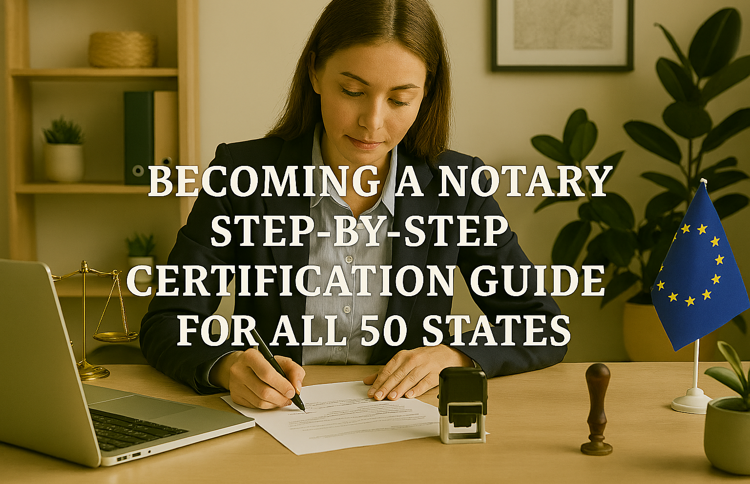 Certificate in Becoming a Notary Step-by-Step Certification Guide for All 50 States