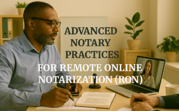 Diploma in Advanced Notary Practices for Remote Online Notarization (RON)