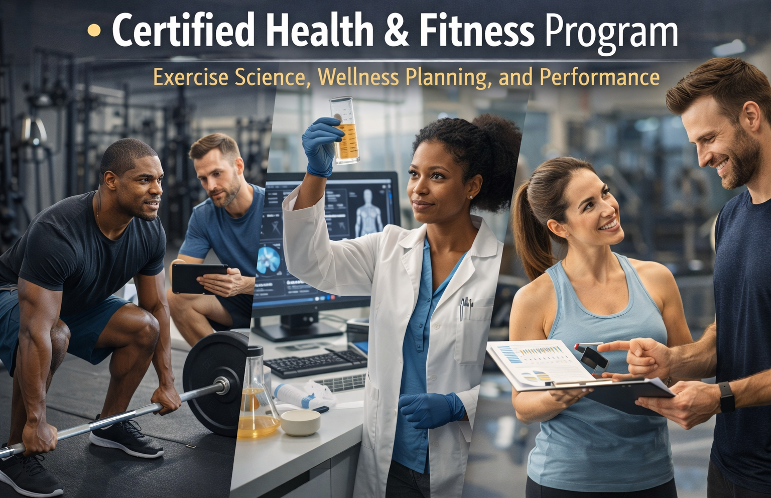 Certificate in Certified Health & Fitness Program: Exercise Science, Wellness Planning, and Performance