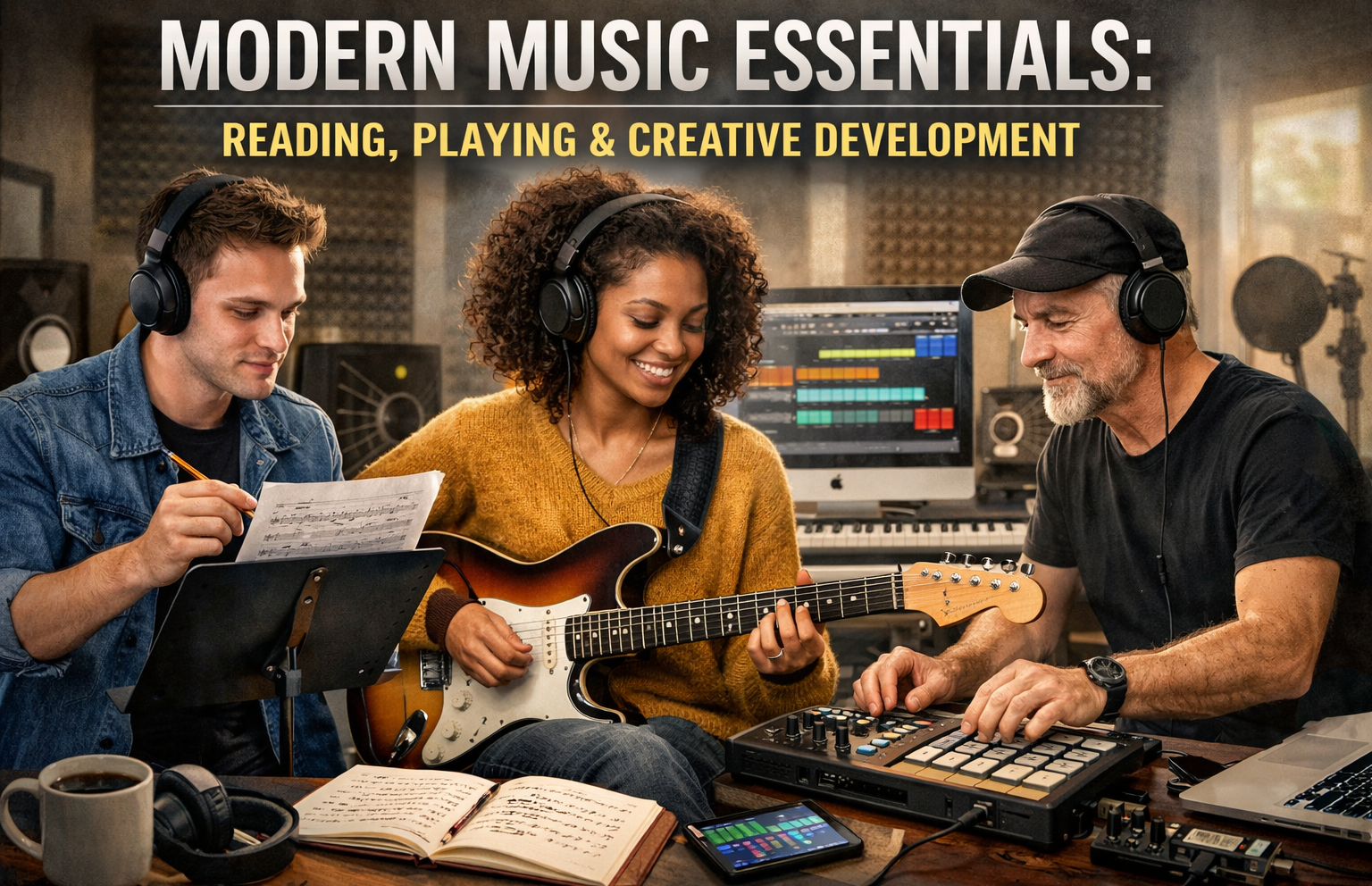 Certificate in Modern Music Essentials: Reading, Playing, and Creative Development