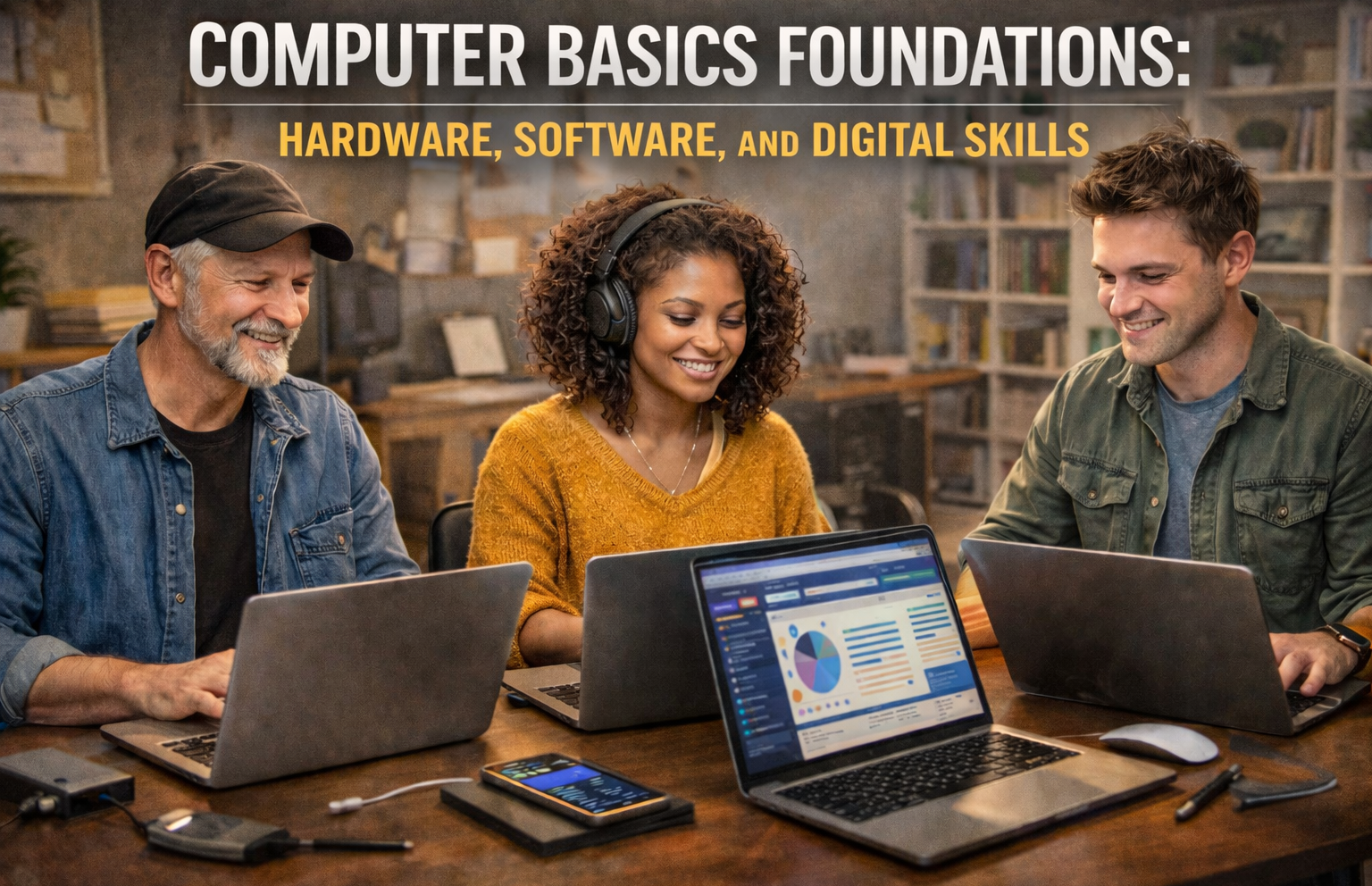 Certificate in Computer Basics Foundations: Hardware, Software, and Digital Skills
