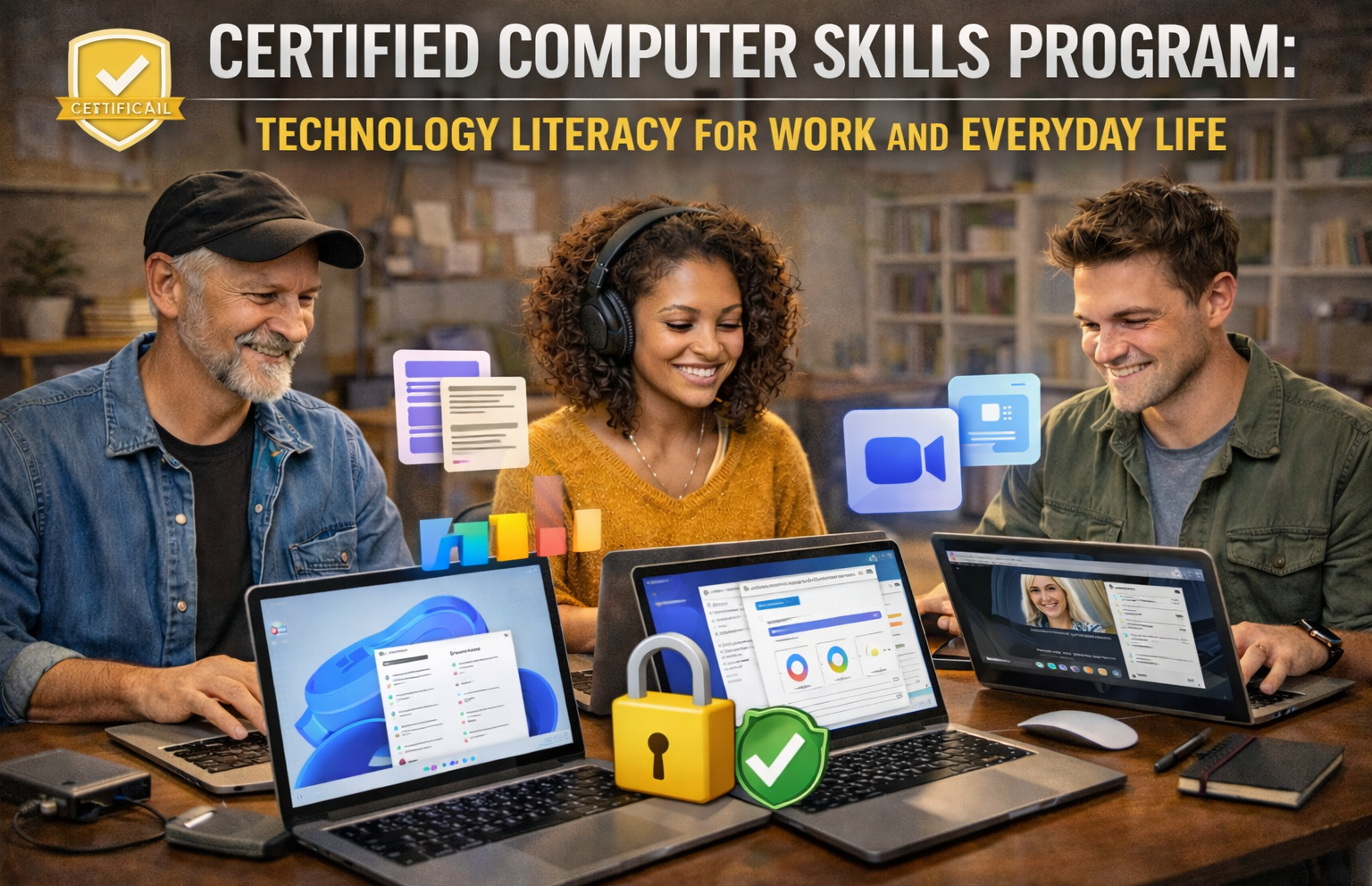 Certificate in Certified Computer Skills Program: Technology Literacy for Work and Everyday Life