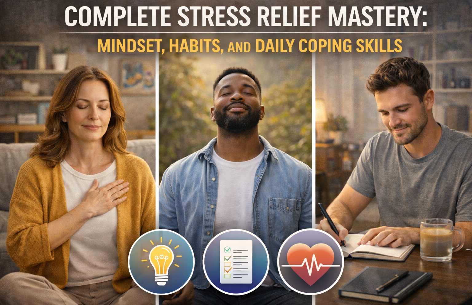 Certificate in Complete Stress Relief Mastery: Mindset, Habits, and Daily Coping Skills