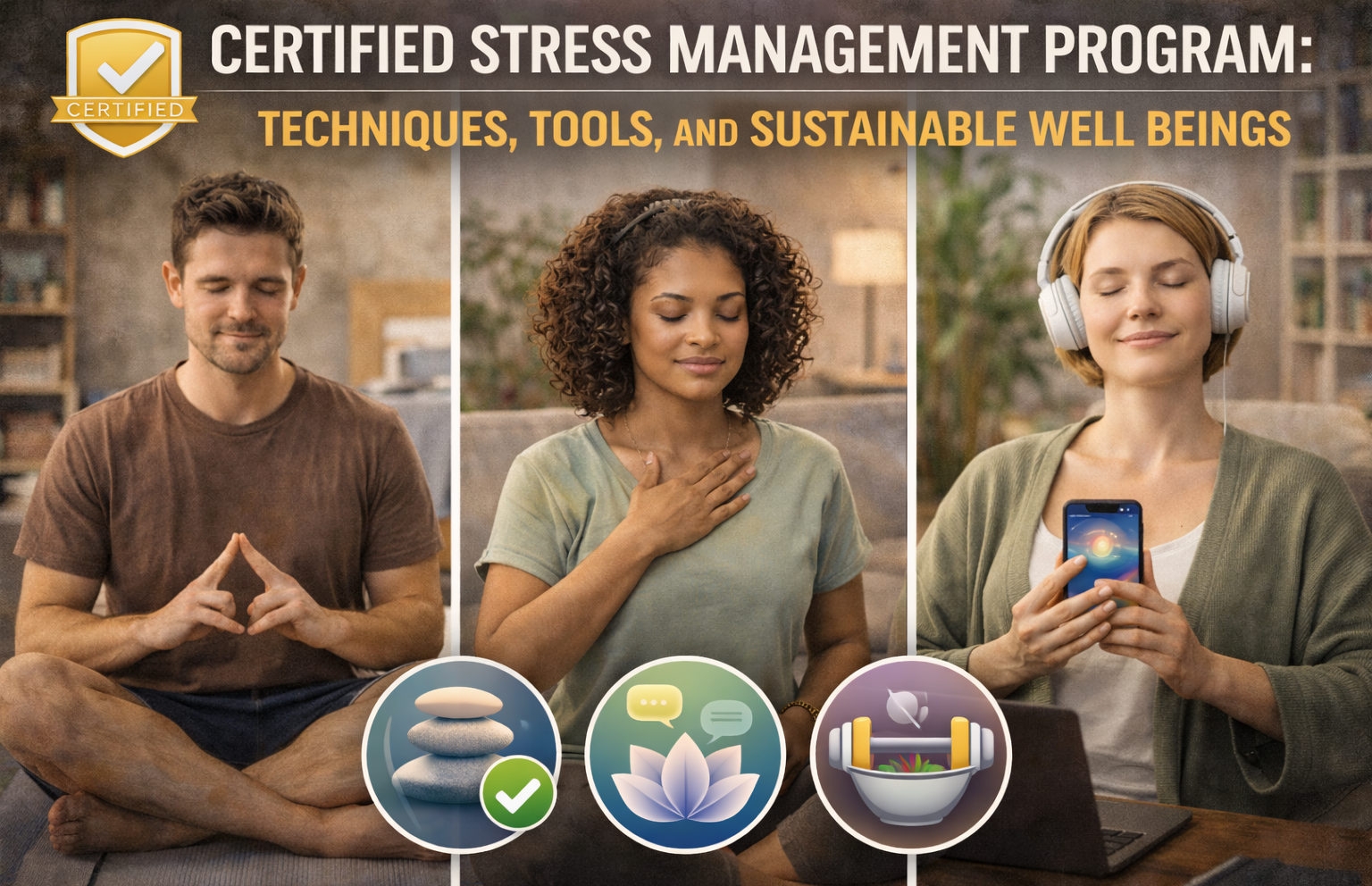 Certificate in Certified Stress Management Program: Techniques, Tools, and Sustainable Well Being
