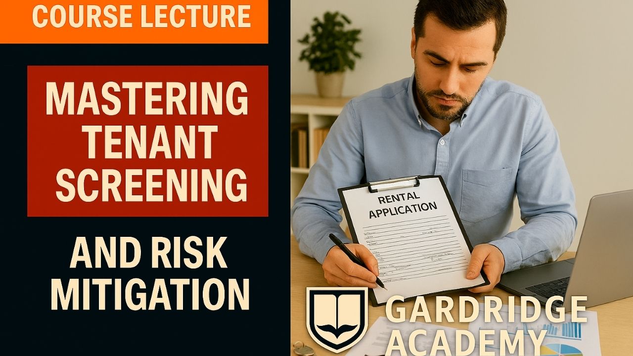 Diploma in Mastering Tenant Screening and Risk Mitigation